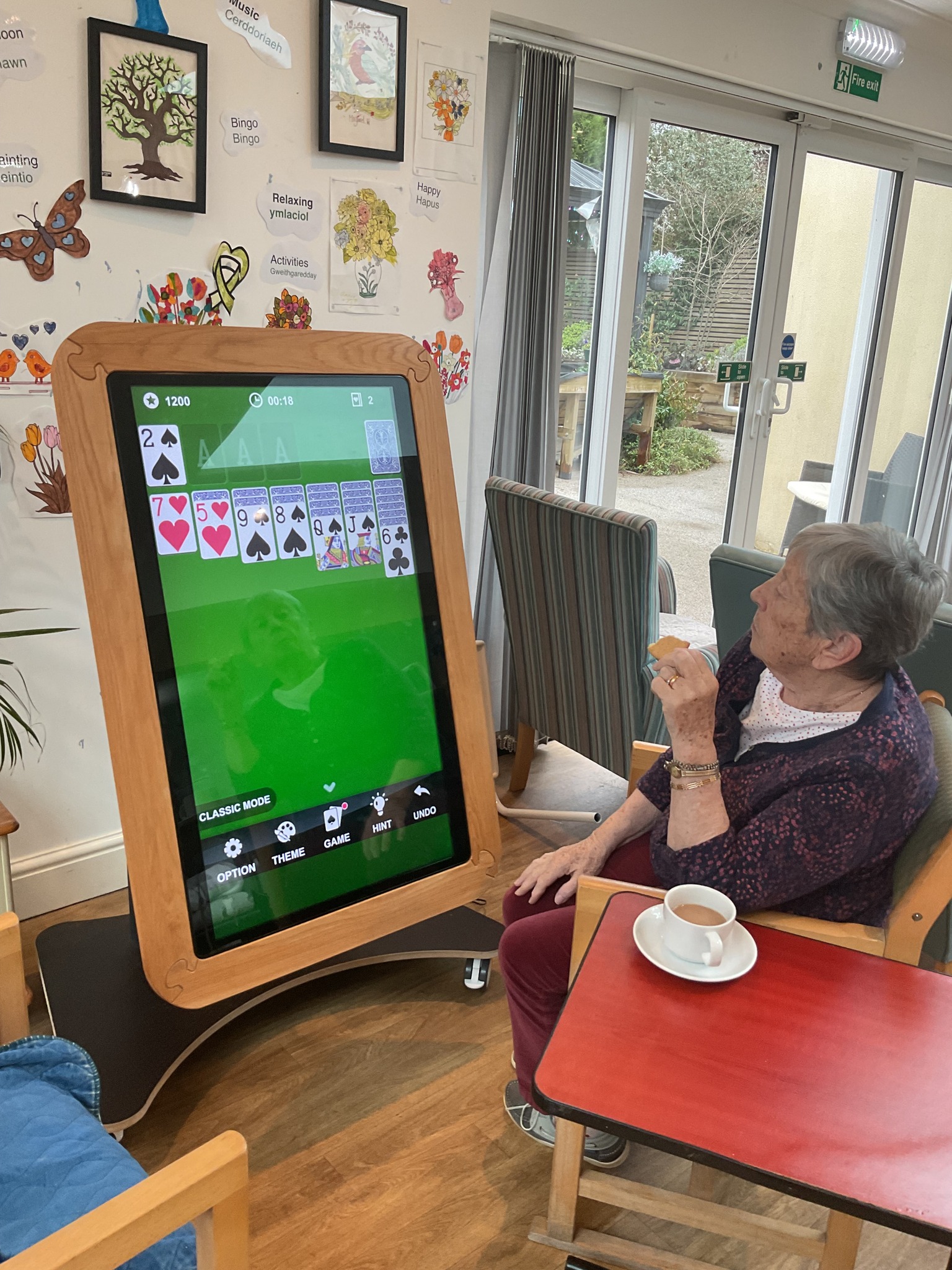 Modern facilities at Swn-y-Gan nursing home Swansea
