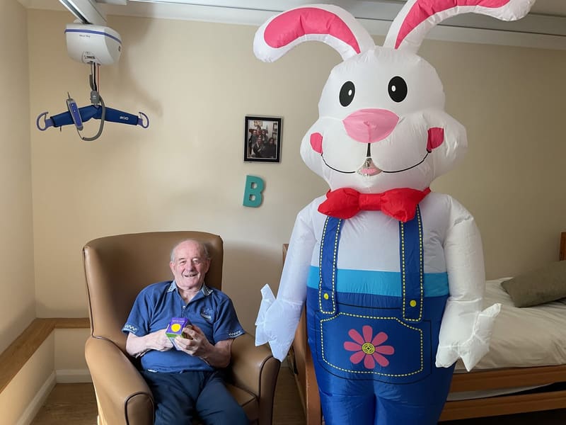 Volunteer at Swn-y-Gan nursing home Swansea